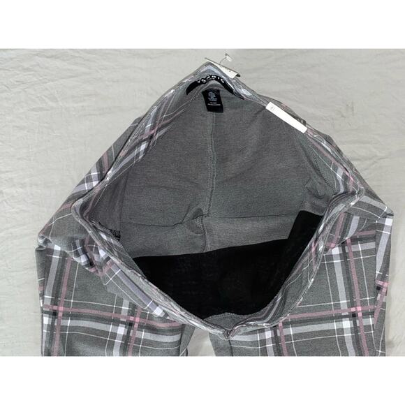 Torrid Slim Fit Tech Pixie Stretch Trouser Pants in Heather Plaid. Tag 1 (14-16) - Picture 4 of 7